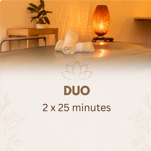 Offre Duo (2 x 25 min consécutives)